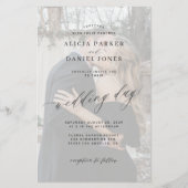 Begroting 2 foto's moderne uitnodiging voor tovena flyer (Voorkant)