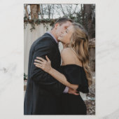 Begroting 2 foto's moderne uitnodiging voor tovena flyer (Achterkant)