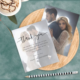 Begroting 2 Foto's Overlay Wedding Hartelijk dank