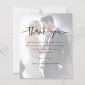 Begroting 2 Foto's Overlay Wedding Hartelijk dank (Voorkant)