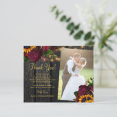 Begroting 2 foto's zonnebloemen rozen bruiloft bed (Staand voorkant)