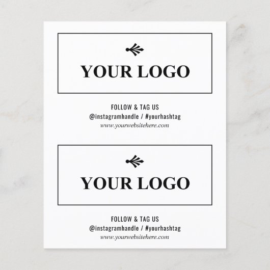 Begroting 2 in 1 - Bedankt voor je korting Flyer (Achterkant)