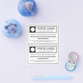 Begroting 2 in 1 - Bedankt voor je korting Flyer (Enkel)