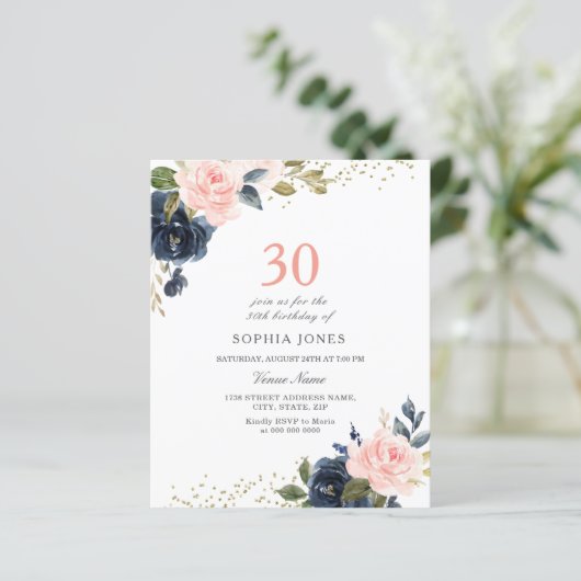 Begroting 30e verjaardag (Staand voorkant)