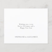 BEGROTING 3 Foto's met vrolijke kerstKaart (Achterkant)