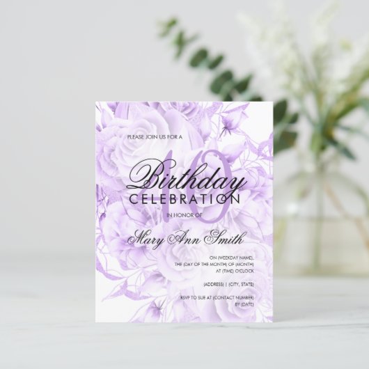 Begroting 40e verjaardag van de uitnodiging van Fl (Staand voorkant)