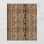 Begroting 40th Birthday Barn Wood Eat Drink & Draa (Achterkant)