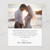 Begroting 4 Bindwedstrijd voor foto's Dank u scrip Flyer (Achterkant)