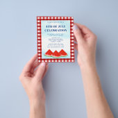 Begroting 4 van de uitnodiging tot herroeping van  flyer (Hand)