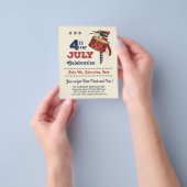 BEGROTING 4 VAN JULI  Drum Party Invitation Flyer (Hand)