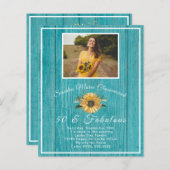 Begroting 50 en Fabulous | Zonnebloem Blauwgroen g (Voorkant / Achterkant)