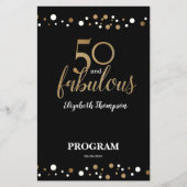 Begroting 50 en geweldig vijftigjarig programma (Voorkant)