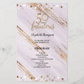 Begroting 50 en geweldig vijftigjarig programma (Achterkant)