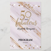 Begroting 50 en geweldig vijftigjarig programma (Voorkant)