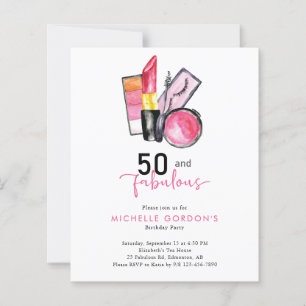 Begroting 50 & Fabulous 50th Birthday Cosmetics Pi