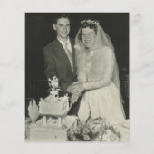 Begroting 50e Jubileum Foto Rustic Floral Invite (Achterkant)