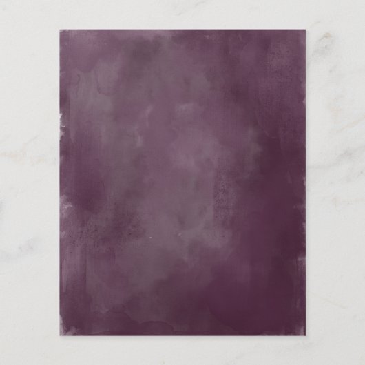 Begroting 50e Jubileum nodigt Paarse roze Floral u (Achterkant)