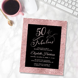 Begroting 50e verjaardag van de Elegant Roos Gold
