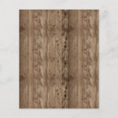 Begroting 50th Birthday Barn Wood Eat Drink & Draa (Achterkant)