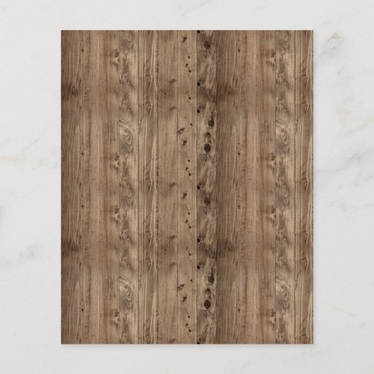 Begroting 50th Birthday Barn Wood Eat Drink & Draa (Achterkant)