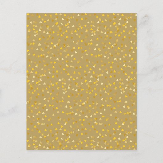 Begroting 50th Jubileum Gold Hearts Save the Date (Achterkant)