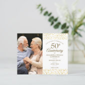 Begroting 50th Jubileum sparen de Foto's van Datum (Staand voorkant)