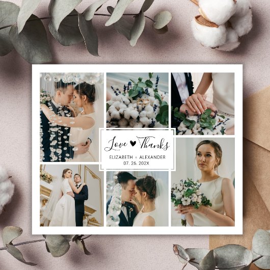 Begroting 5 Bigverband foto's Briefkaart bedankt