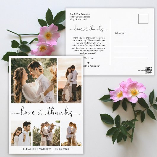 Begroting 5 Bigverband foto's Briefkaart bedankt