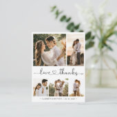 Begroting 5 Bigverband foto's Briefkaart bedankt (Staand voorkant)