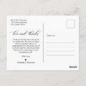 Begroting 5 Bigverband foto's Briefkaart bedankt (Achterkant)