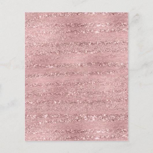 Begroting 60th Birthday Party Elegant Roos Gold (Achterkant)