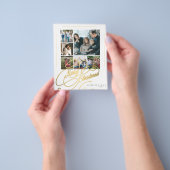 Begroting 6 familiefoto's kerstfeestdag Kaart (Hand)