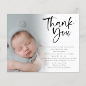 Begroting 6 Foto Baby Dank u aanmaning (Voorkant)