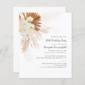 Begroting 70e verjaardag Pampas Grass (Voorkant / Achterkant)