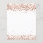 Begroting 70e verjaardag roos gouden ballonnen uit (Achterkant)