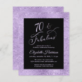 Begroting 70e verjaardag van het Elegant-Paars (Voorkant / Achterkant)