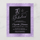 Begroting 70e verjaardag van het Elegant-Paars (Voorkant)