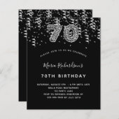 Begroting 70e verjaardag zwarte schierluipaard (Voorkant / Achterkant)