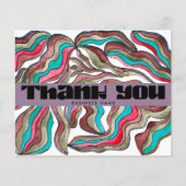 Begroting 70s Groovy Turquoise Roze Zakelijk Beste (Voorkant)