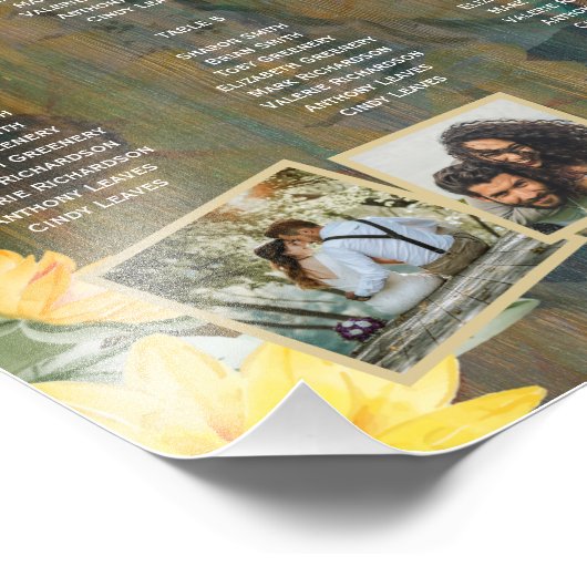 BEGROTING 7Tafel Rustisch hout - ZONNEN FOTOZITTIN Foto Afdruk (Hoek)