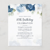 Begroting 80: Uitnodiging van de Partij Blauwe Flo (Voorkant)