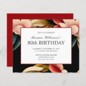 Begroting 80e verjaardag  vrouwenstromen (Voorkant / Achterkant)