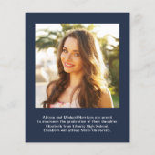 Begroting 8 Aankondiging Fotoblauw Afstuderen (Achterkant)