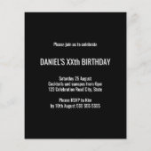 Begroting Aangepaste geboorte Jaar Zwarte Dag Uitn (Achterkant)