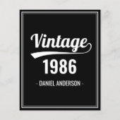 Begroting Aangepaste geboorte Jaar Zwarte Dag Uitn (Voorkant)