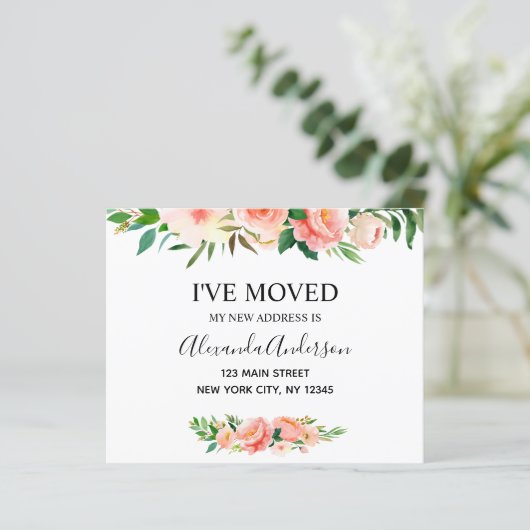 Begroting Aankondiging Perse Koraal Verplaatsing (Staand voorkant)