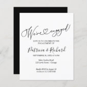 Begroting Aankondiging van de Engaged Engagement P (Voorkant / Achterkant)