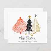 Begroting Abstracte kerstbomen minimaal (Voorkant / Achterkant)