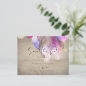 Begroting Abstracte Rainbow Paars Weddenschap Briefkaart (Staand voorkant)