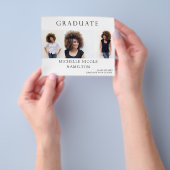 Begroting Afstuderen 3 Aankondiging foto's Flyer (Hand)